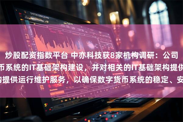 炒股配资指数平台 中亦科技获8家机构调研：公司参与了部分客户数字货币系统的IT基础架构建设，并对相关的IT基础架构提供运行维护服务，以确保数字货币系统的稳定、安全运行（附调研问答）