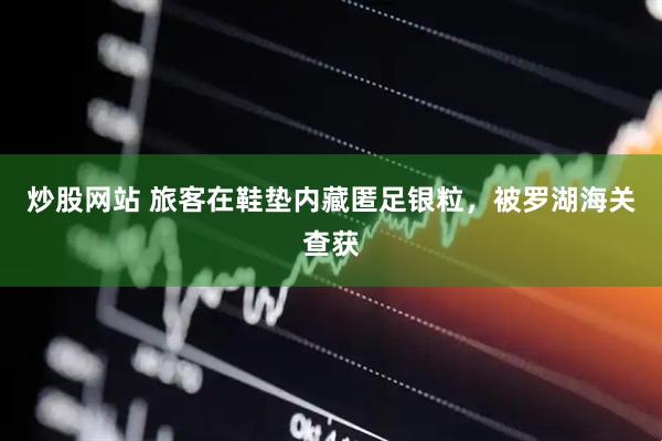 炒股网站 旅客在鞋垫内藏匿足银粒，被罗湖海关查获